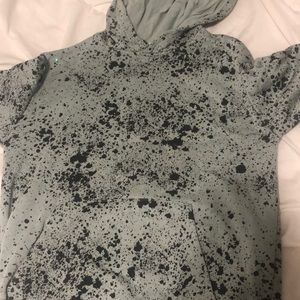 Splatter design h and m hoodie